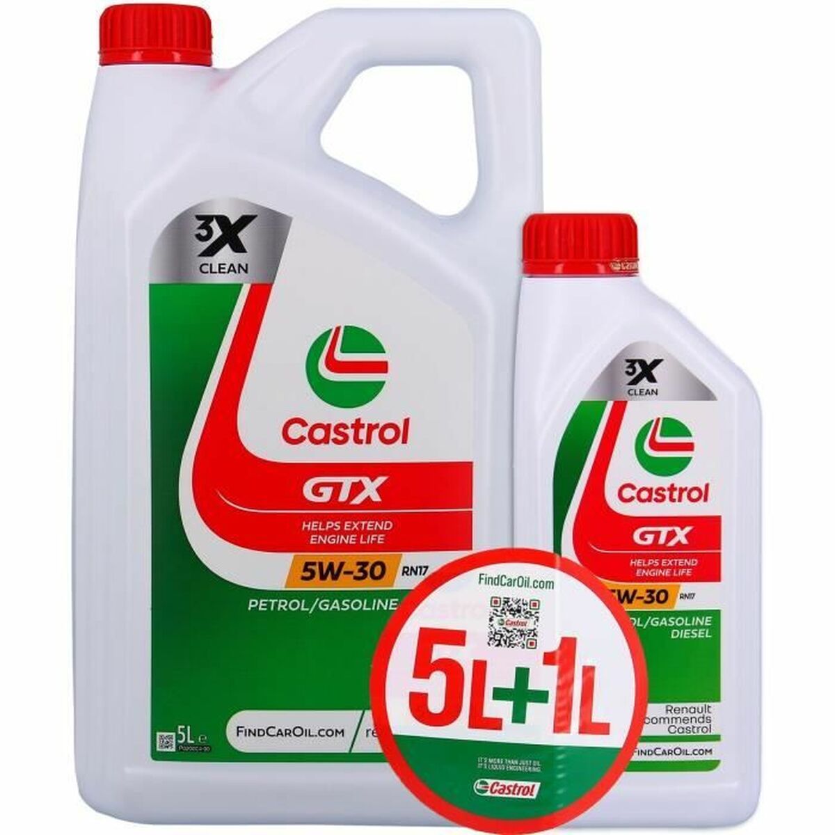 Motorolie Castrol GTX 5W30 6L