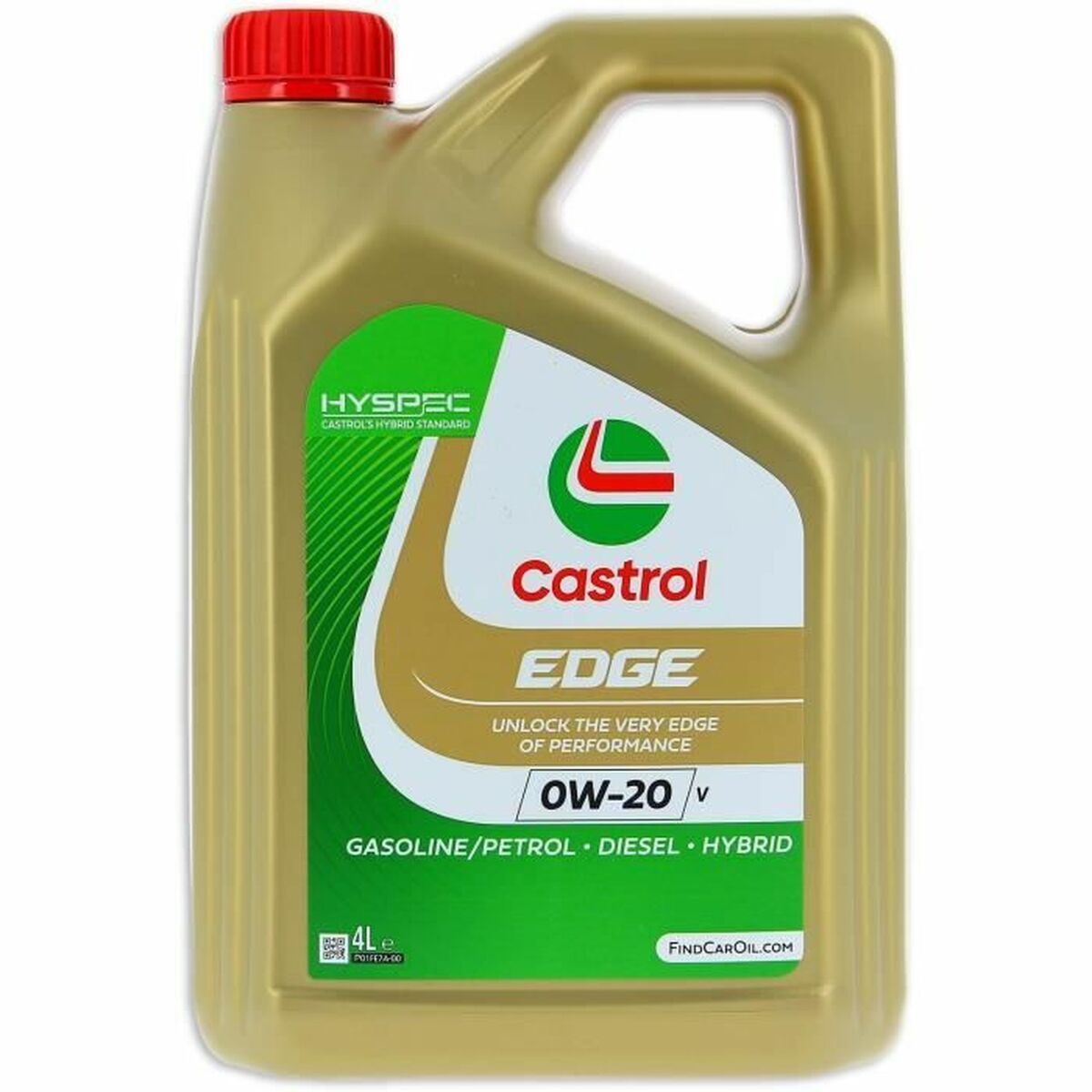 Motorolie Castrol EDGE Benzine/Diesel Hybrid 0W20 V 4L
