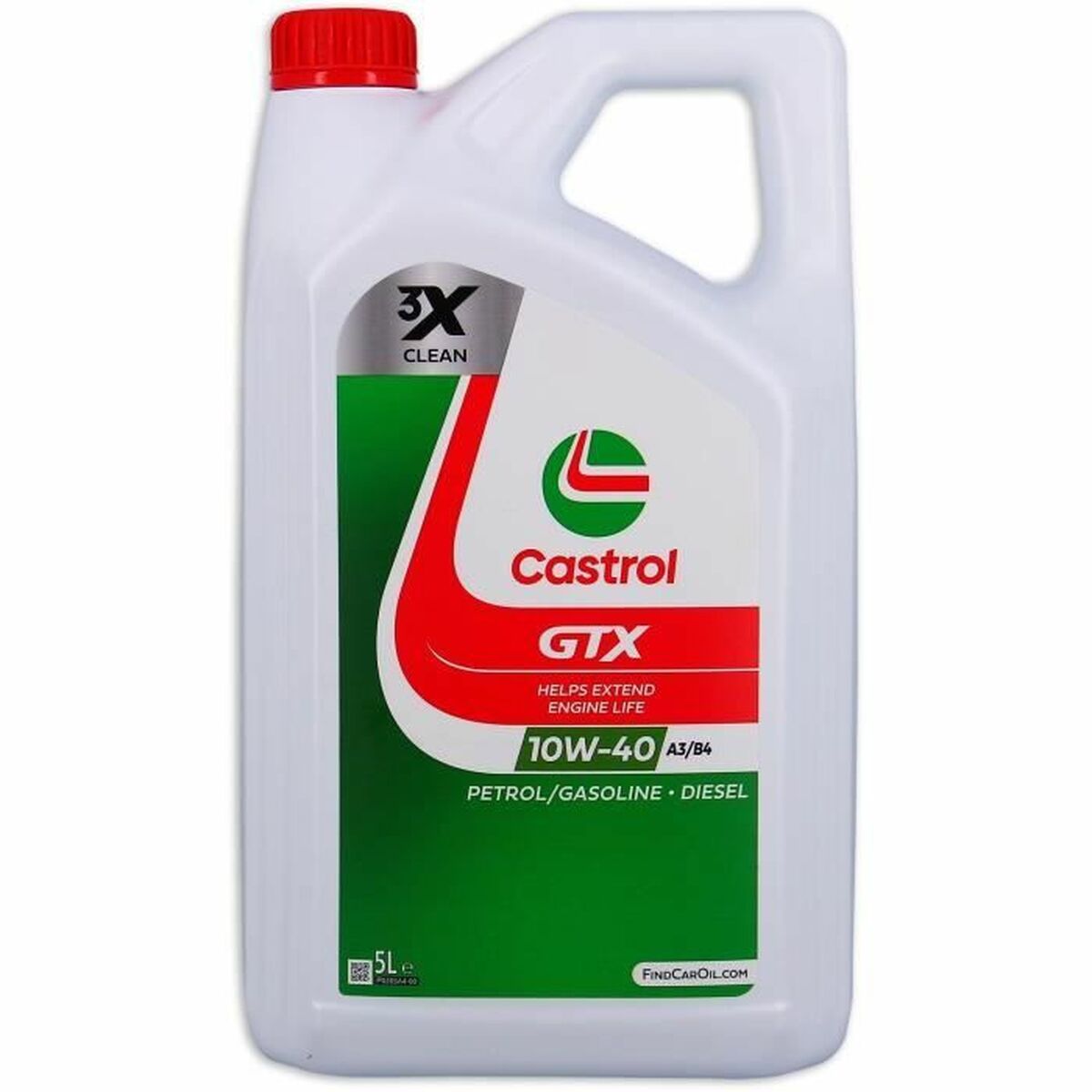 Motorolie Castrol GTX Petrol Diesel 10W40 A3/B4 5L