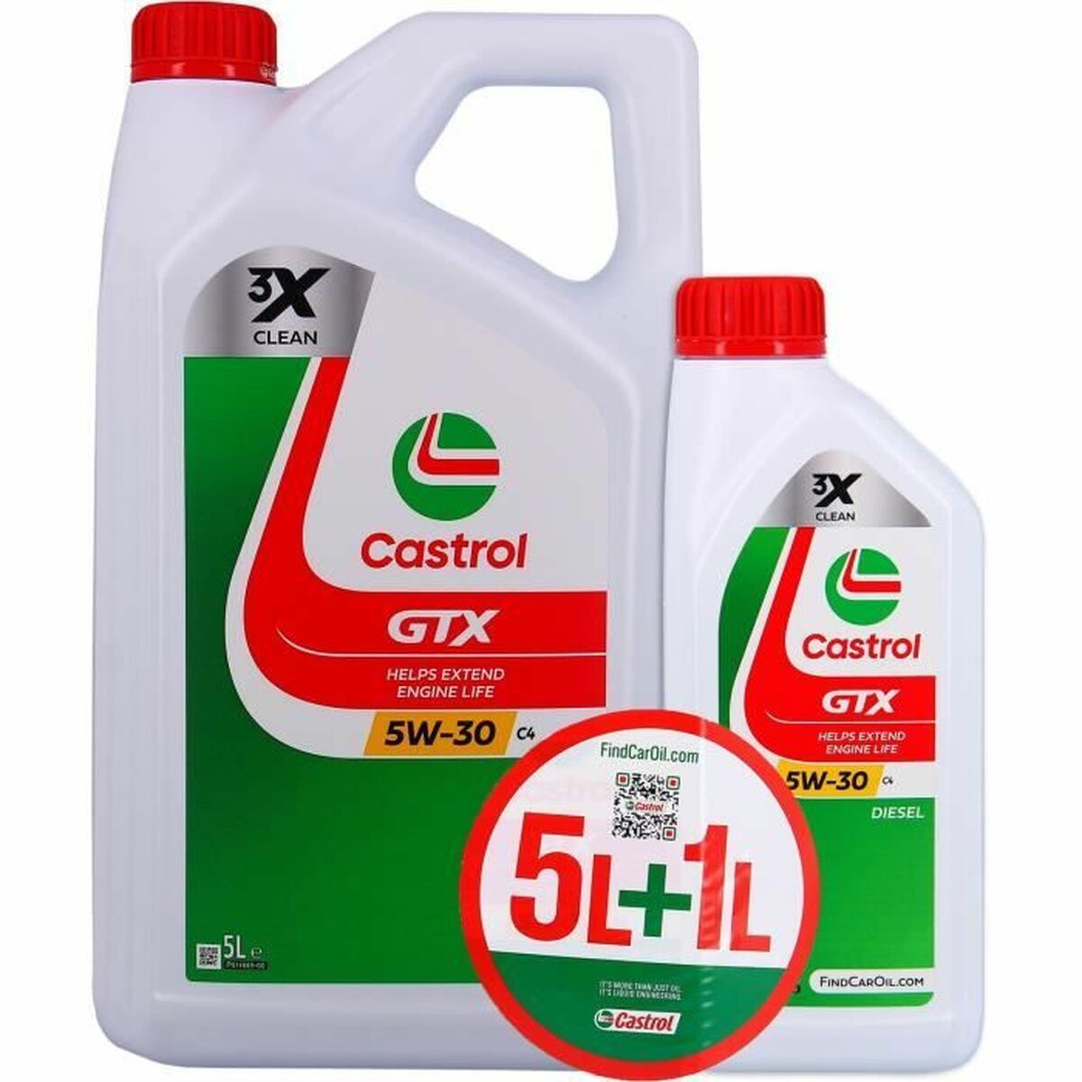 Motorolie Castrol GTX 5W30 6L