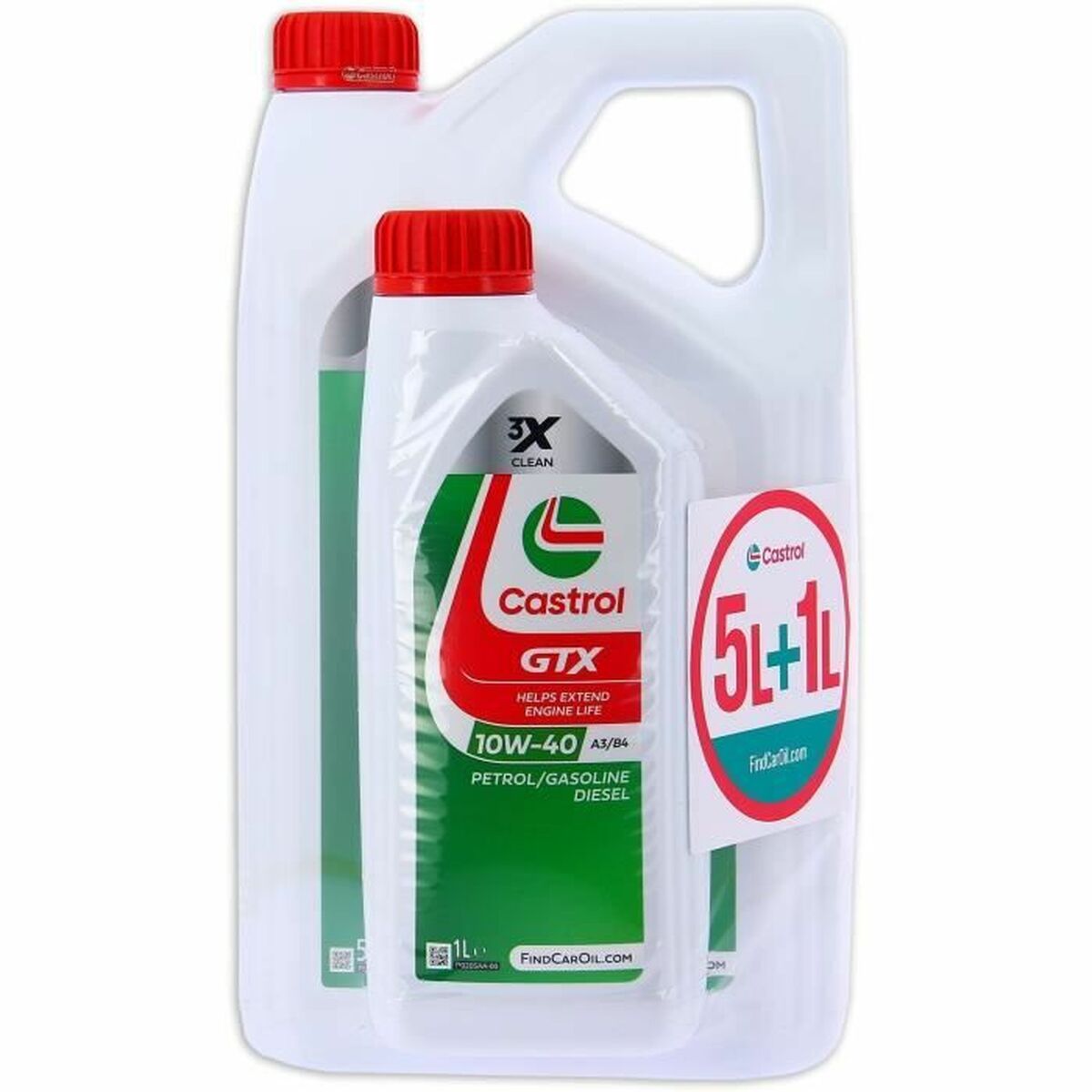 Motorolie Castrol GTX 10W40 A3/B4 6L